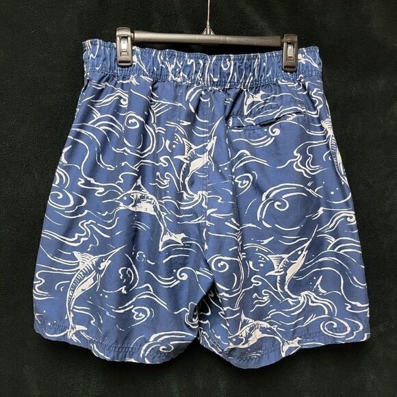 NAUTICA BLUE SWIM TRUNKS  - Picture 2 of 3